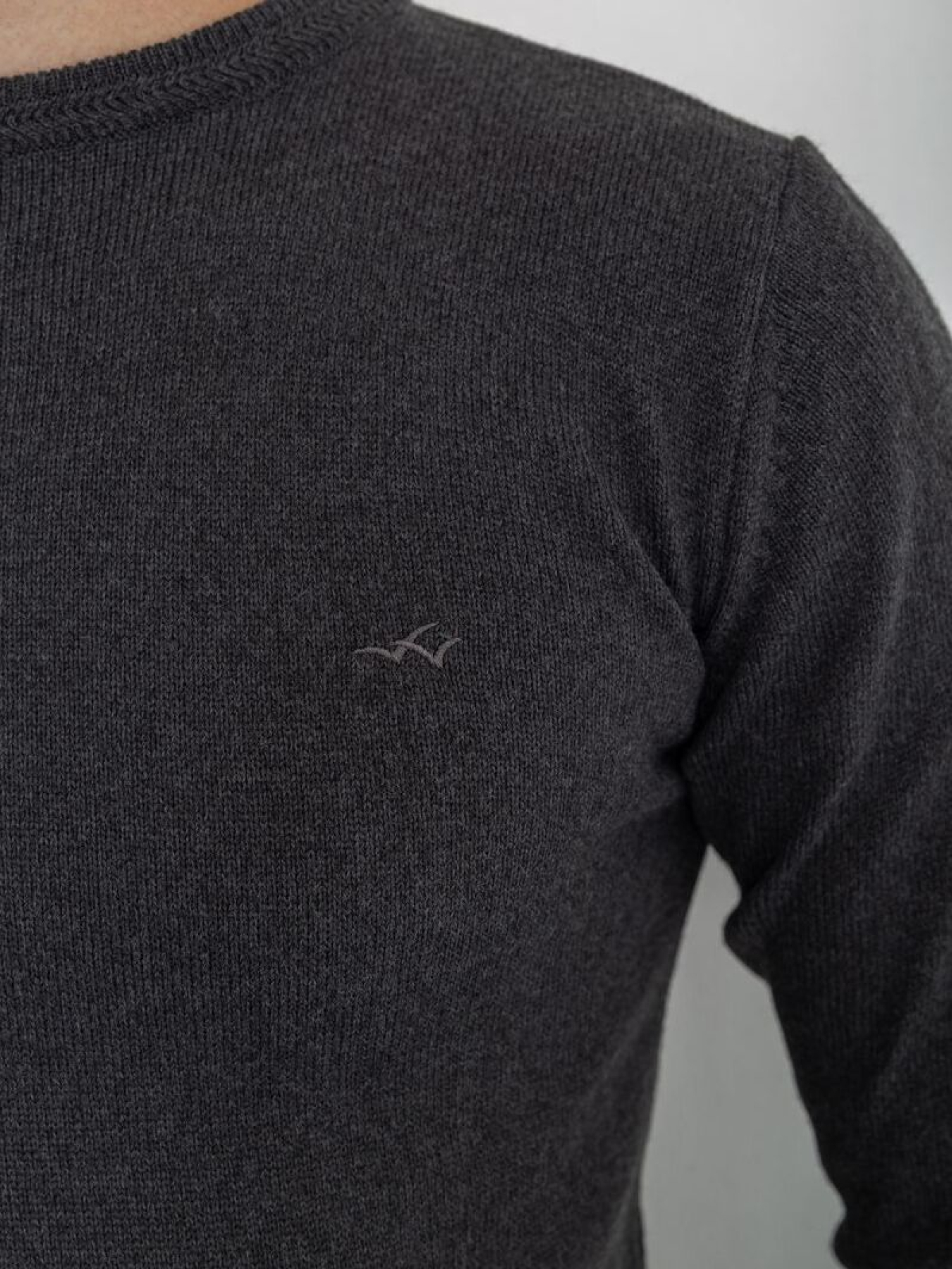 Свитер мужской повседневный 247R3258 модель У-1130611::000000087 Фото