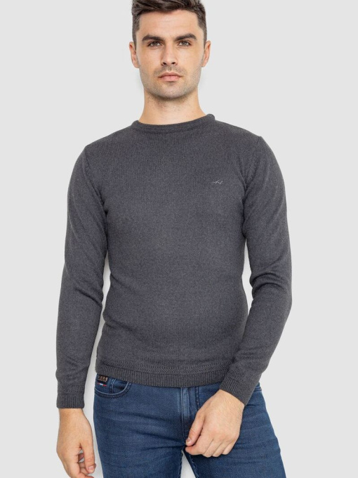 Свитер мужской повседневный 247R3258 модель У-1130611::000000087 Фото