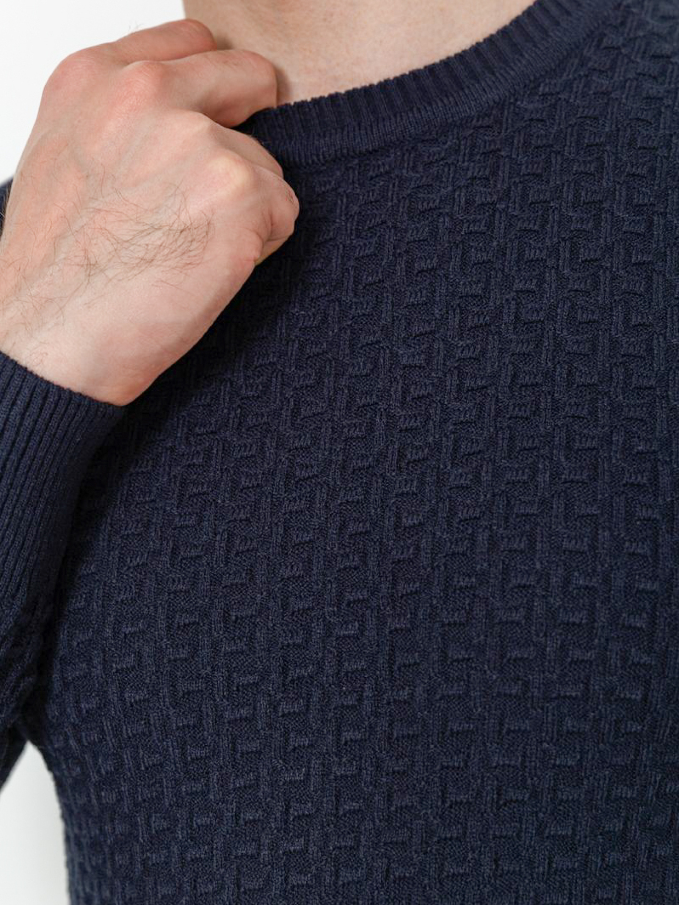 Свитер мужской 214R04024 модель У-1126555::000000090 Фото