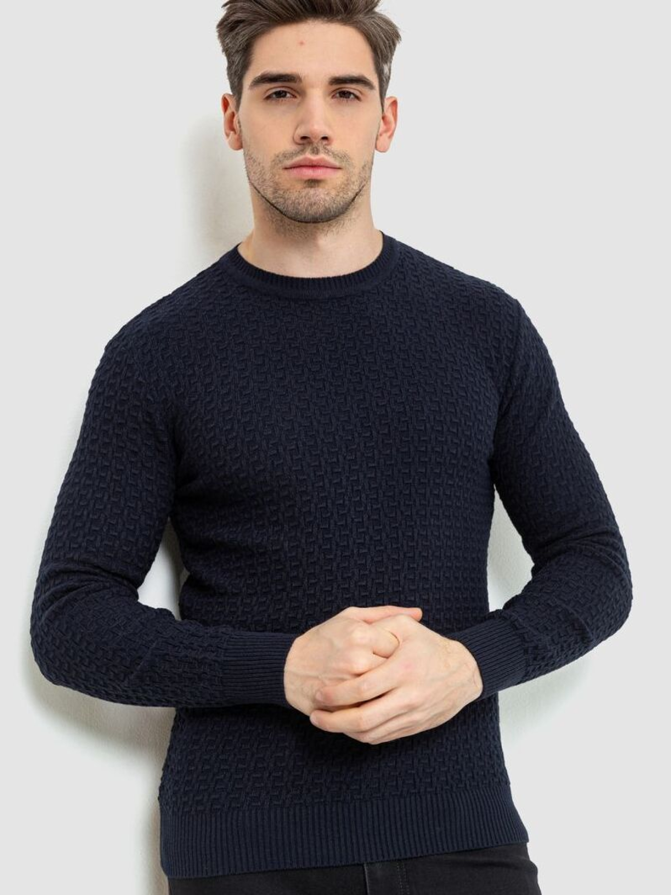 Свитер мужской 214R04024 модель У-1126555::000000090 Фото