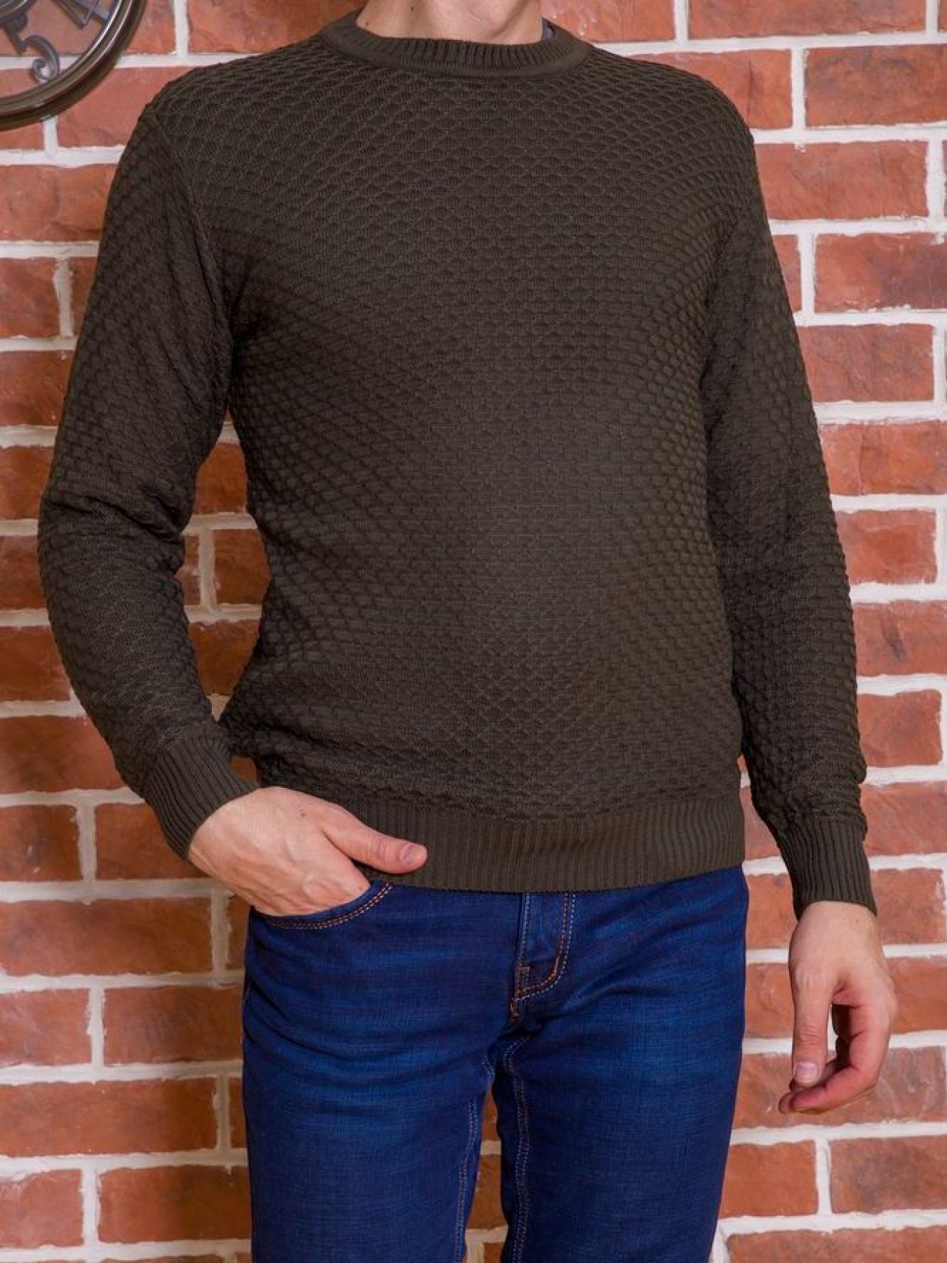 Свитер мужской 161R708 модель У-1119842::000000227 Фото