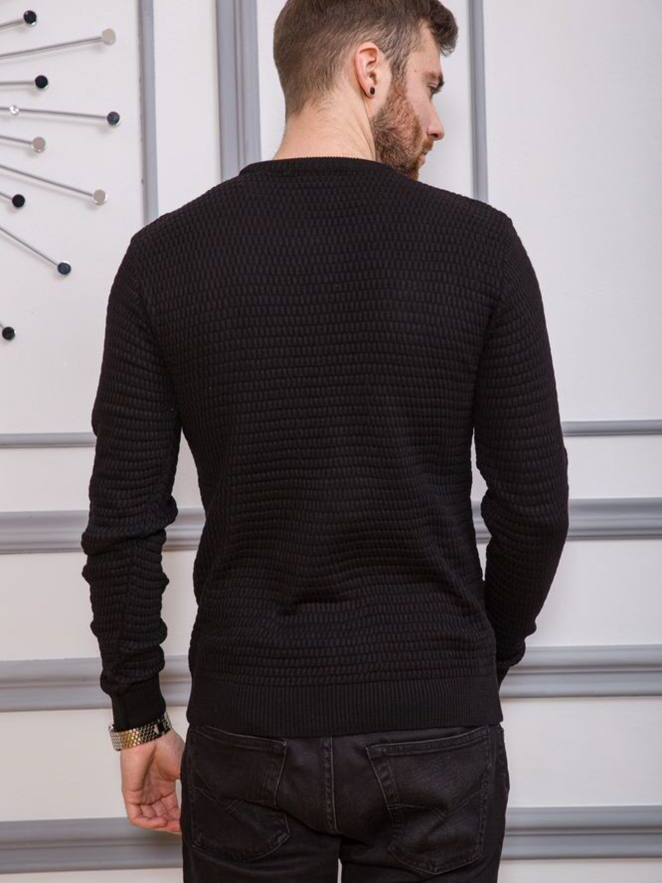 Свитер мужской 161R804 модель У-1119988::000000096 Фото