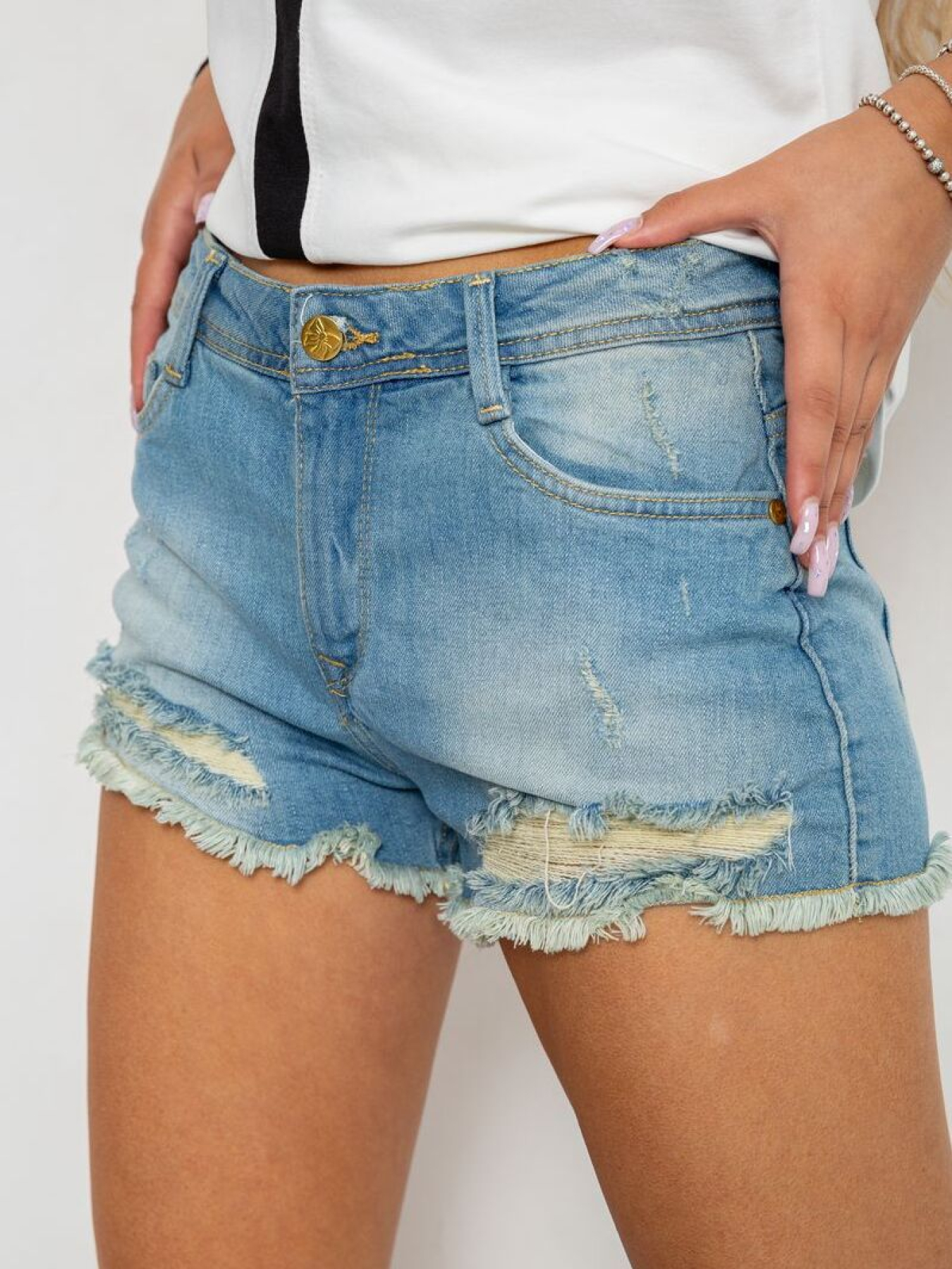 Шорты джинсовые Ager модель У-1129841::000000031 Фото