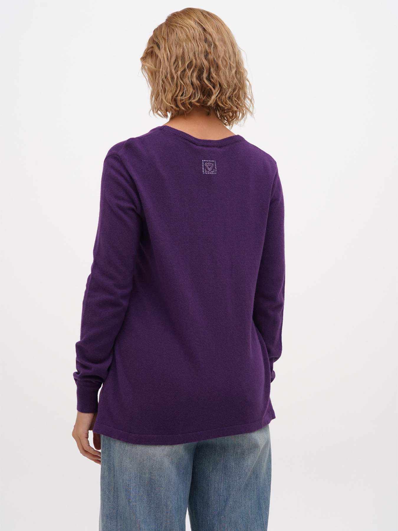 Джемпер Sassofono модель A271-SF-3598_фиолетовый Фото