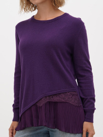 Джемпер Sassofono модель A271-SF-3598_фиолетовый Фото