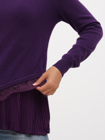 Джемпер Sassofono модель A271-SF-3598_фиолетовый Фото
