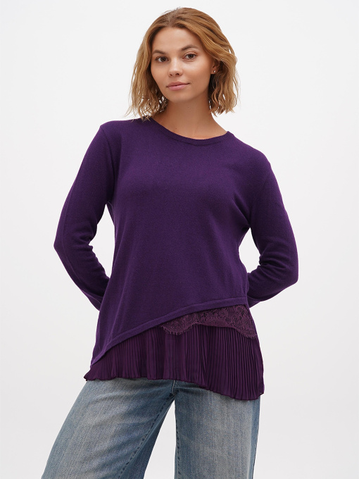 Джемпер Sassofono модель A271-SF-3598_фиолетовый Фото