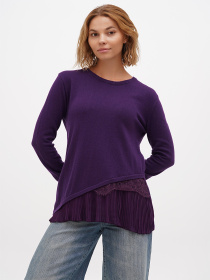 Джемпер Sassofono модель A271-SF-3598_фиолетовый Фото