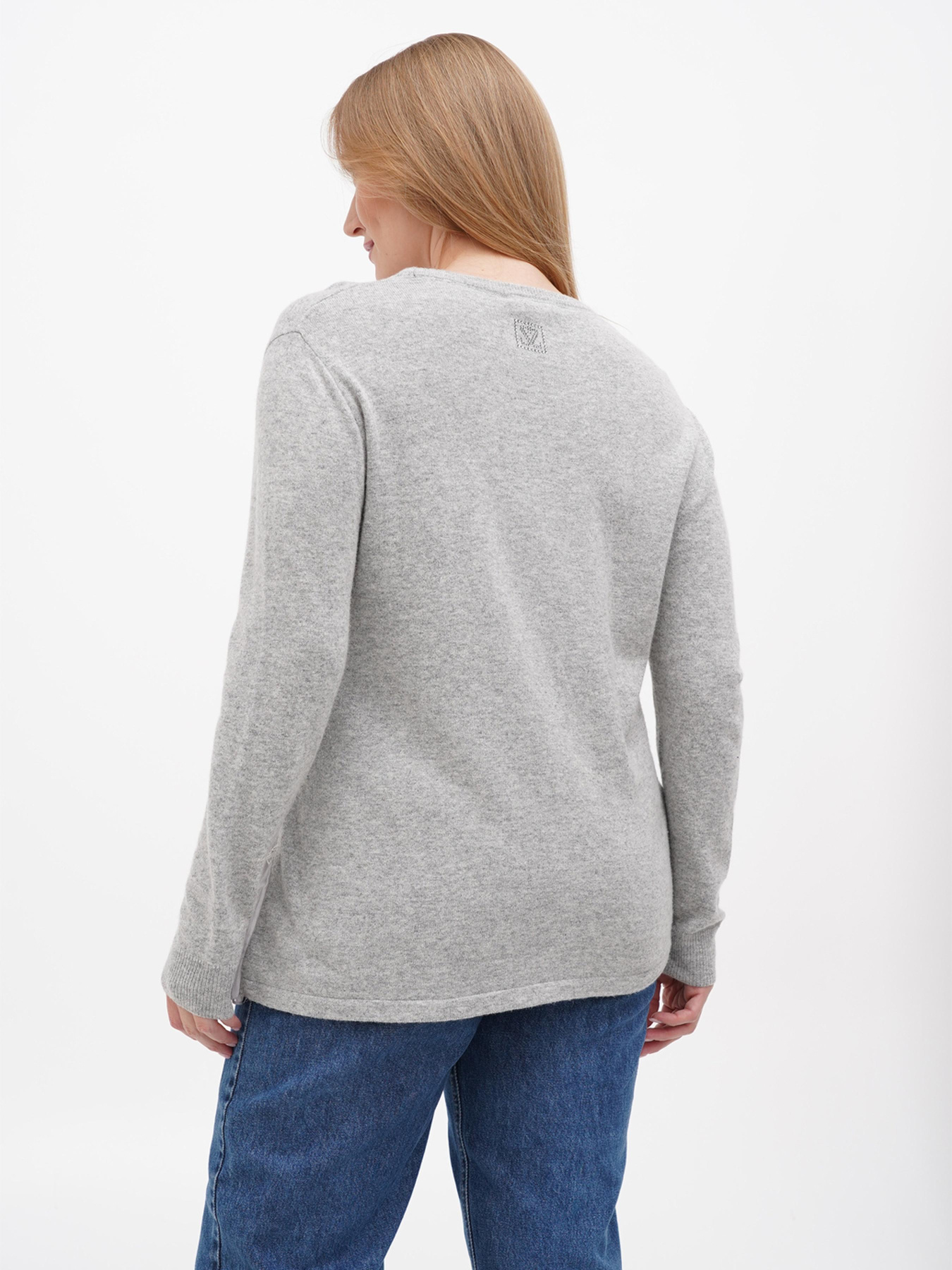 Джемпер Sassofono модель A271-SF-3598_серый Фото