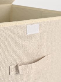 Ящик для хранения с крышкой кремовый MBM HOME модель TH-07 CREAM Фото