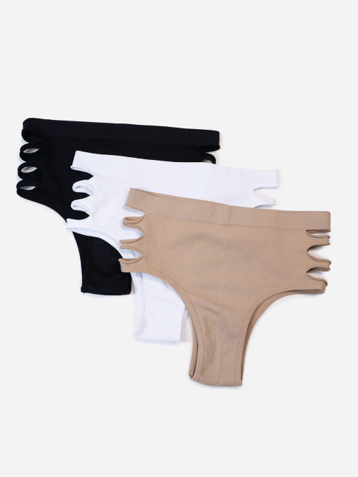 Набор трусов ISSA Plus модель BL3-147K_мультиколор Фото