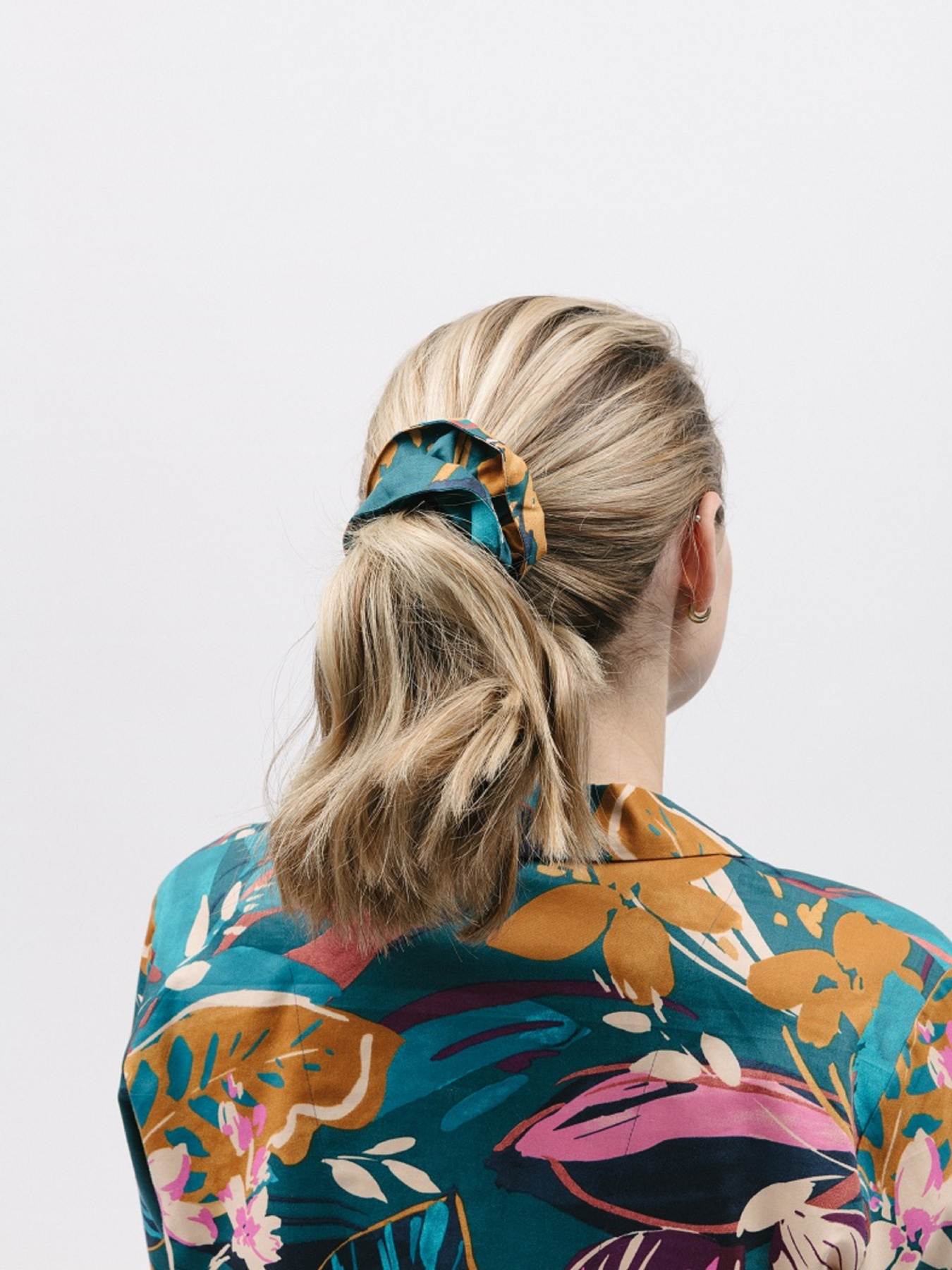 Резинка для волос Cyberjammies Maple 9930 Бирюзовый с принтом кленовых листьев CYBERJAMMIES модель 9930 Фото