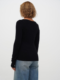 Джемпер Sassofono модель A271-SC-3610_черный Фото