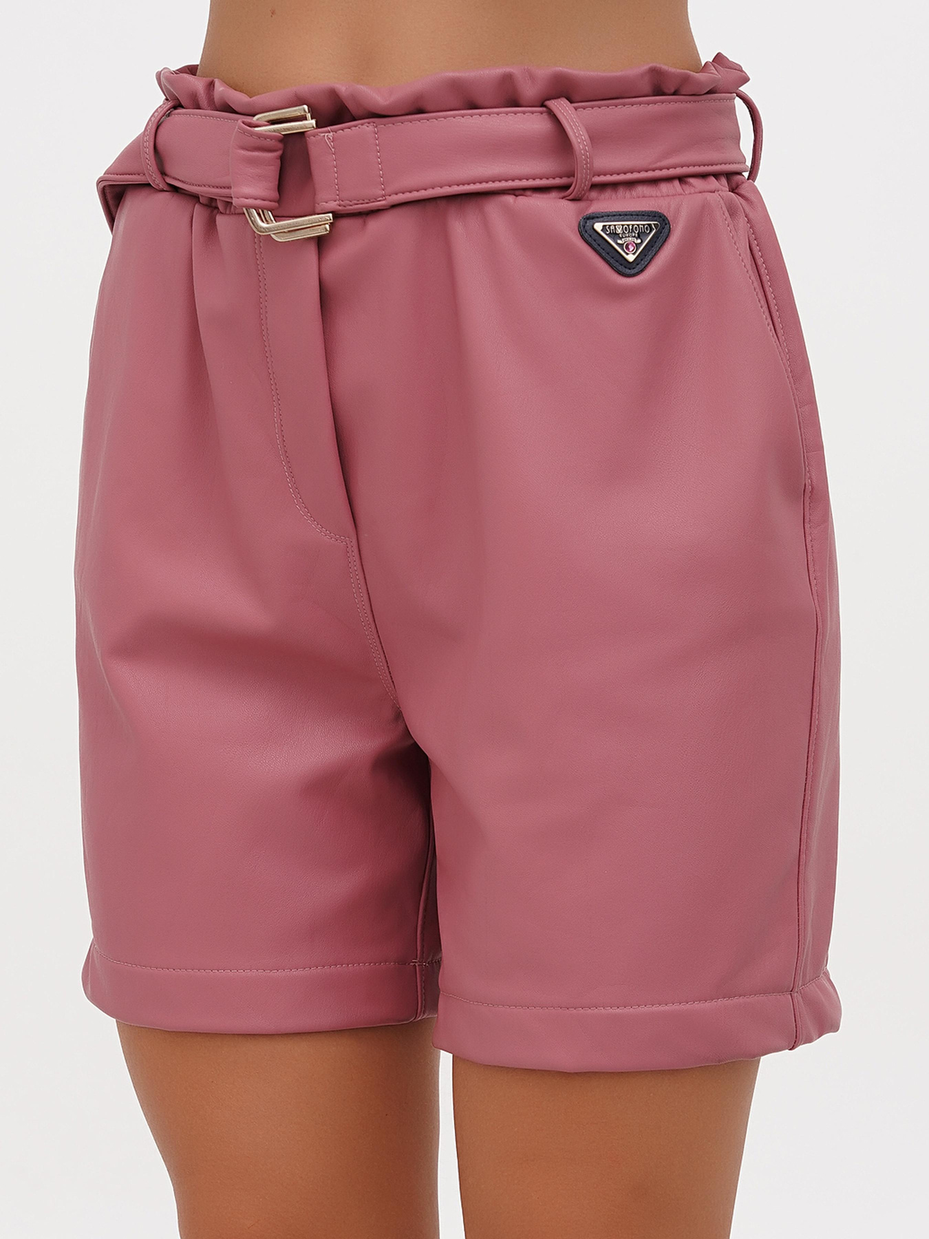 Повсякденні шорти Sassofono модель A271-SF-3569_розовый Фото