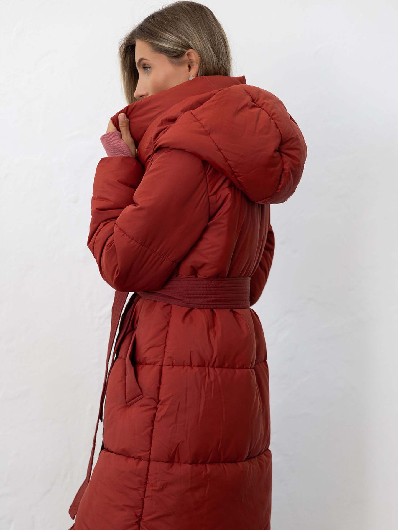 Пуховик FloveTouch Дана модель 4023TR_Dana_terakot Фото