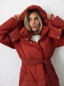 Пуховик FloveTouch Дана модель 4023TR_Dana_terakot Фото