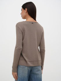 Джемпер Sassofono модель A271-SF-3410_коричневый Фото