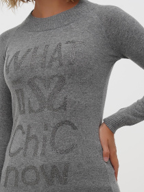 Джемпер Sassofono модель A271-SF-3595_серый Фото