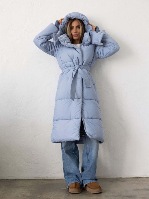 Пуховик FloveTouch модель 4023_Dana_Blue Фото