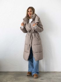 Пуховик FloveTouch Дана модель 4023TY_Dana_taup Фото
