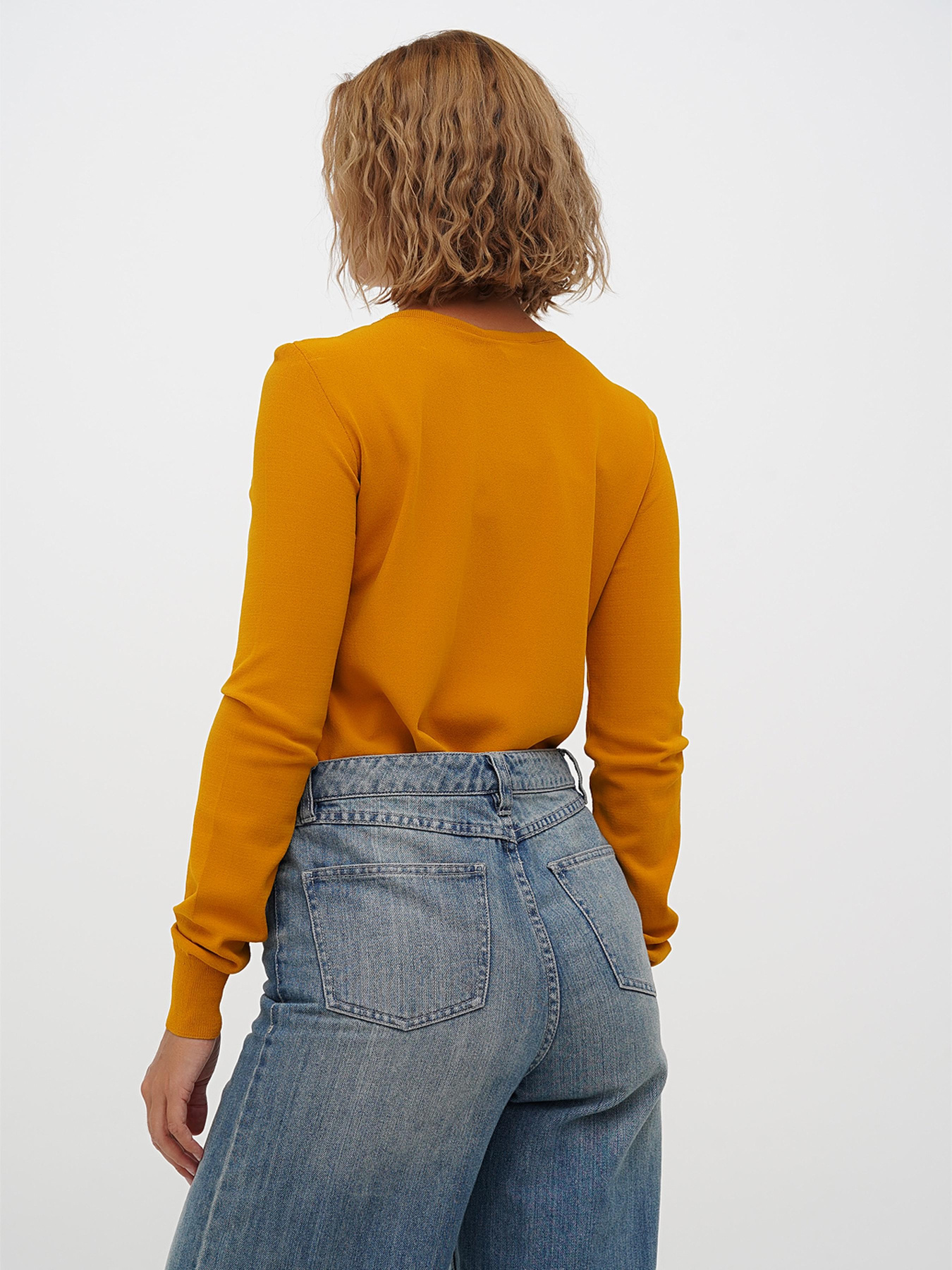 Боді Sassofono модель A271-SF-3590_горчичный Фото