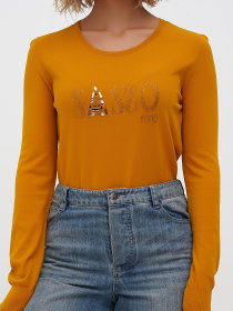 Боди Sassofono модель A271-SF-3590_горчичный Боди Sassofono модель A271-SF-3590_горчичный Фото