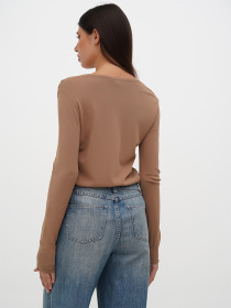 Боді Sassofono модель A271-SF-3590_бежевый Фото