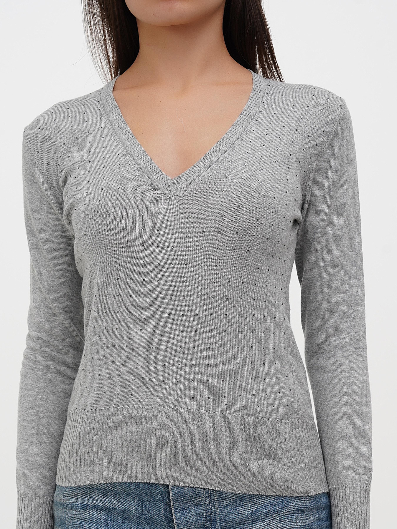 Джемпер Sassofono модель A271-SF-3586_серый Фото