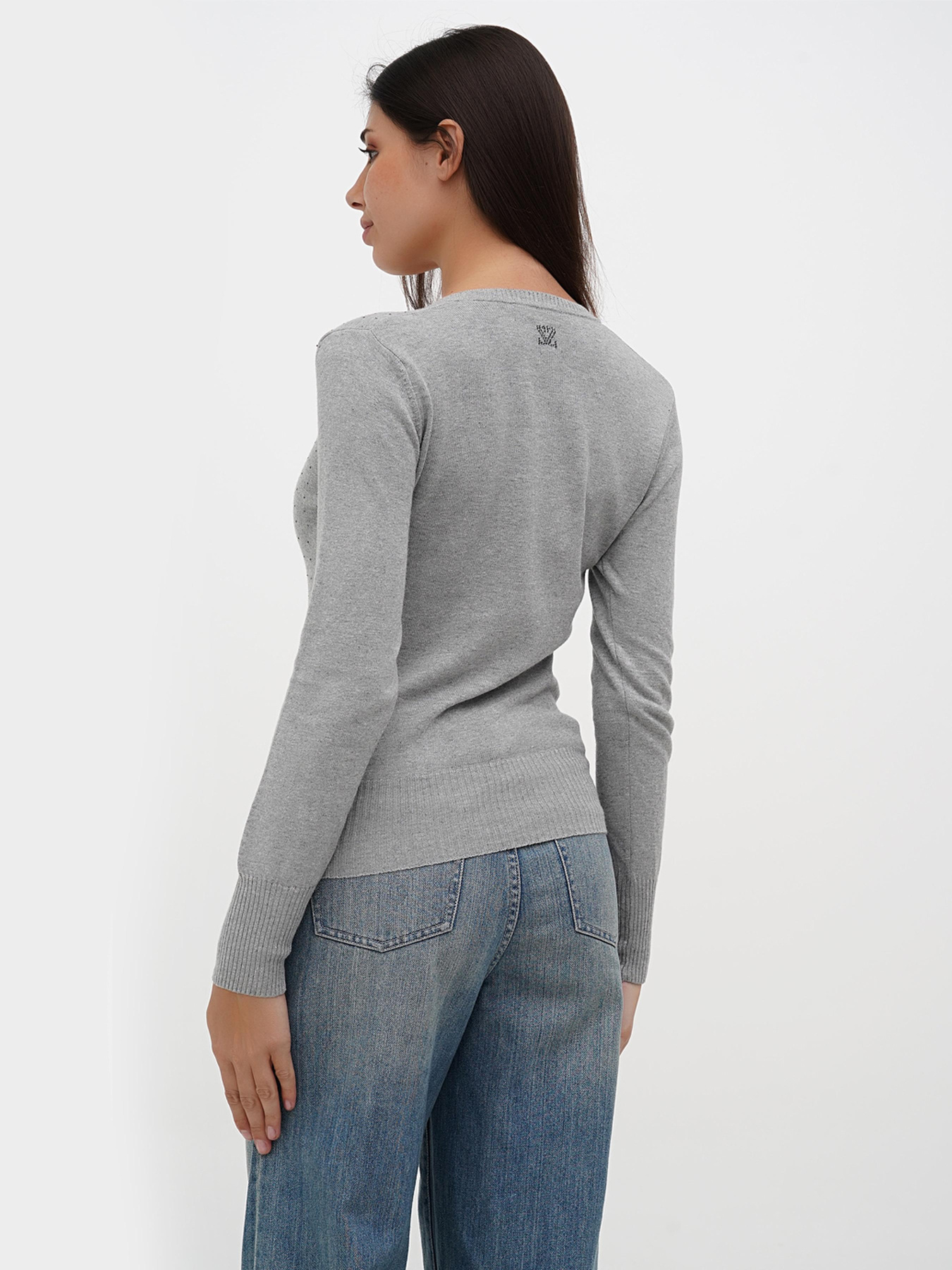 Джемпер Sassofono модель A271-SF-3586_серый Фото