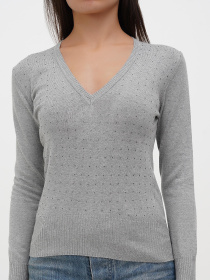 Джемпер Sassofono модель A271-SF-3586_серый Фото