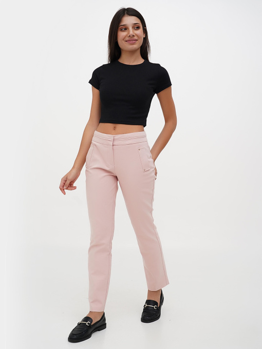 Штани повсякденні Sassofono Модель A271-SC-1916_пудра Фото