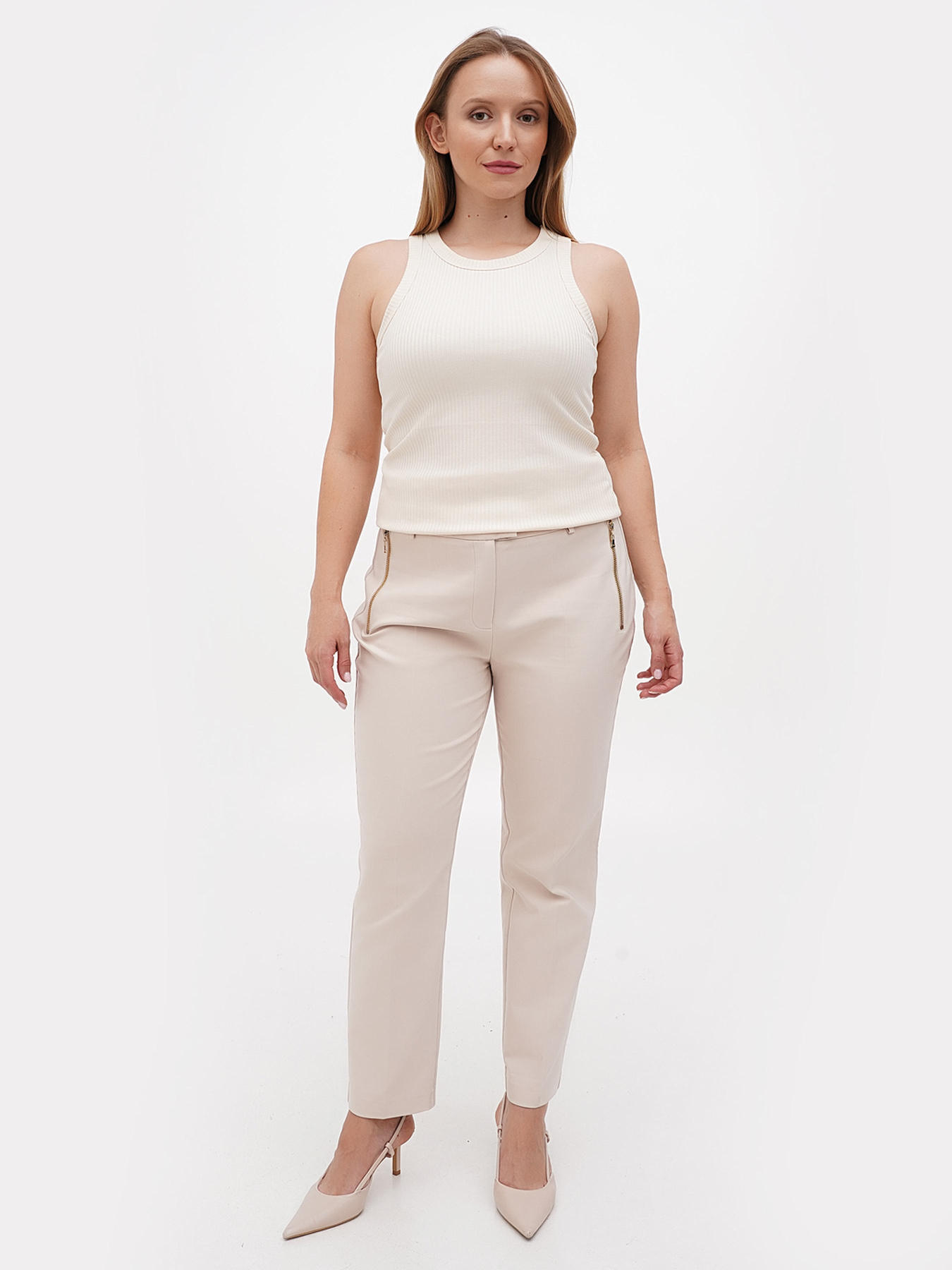 Штани повсякденні Sassofono модель A271-SC-3457_молочные Фото