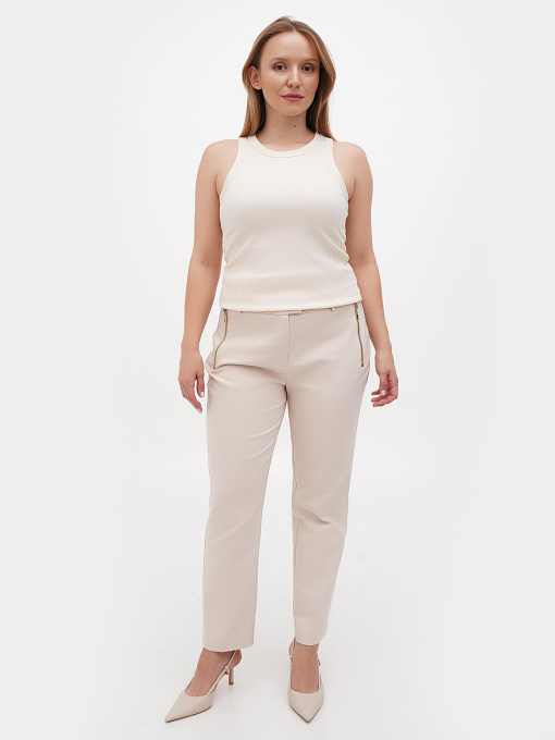 Штани повсякденні Sassofono модель A271-SC-3457_молочные Фото