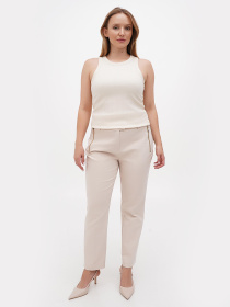 Повседневные штаны Sassofono модель A271-SC-3457_молочные Фото
