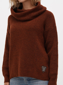 Свитер Sassofono модель A271-SC-3551_коричневый Фото