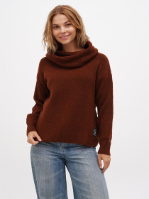 Свитер Sassofono модель A271-SC-3551_коричневый Фото