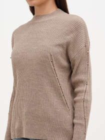 Джемпер Sassofono модель A271-SC-3542_бежевый Фото