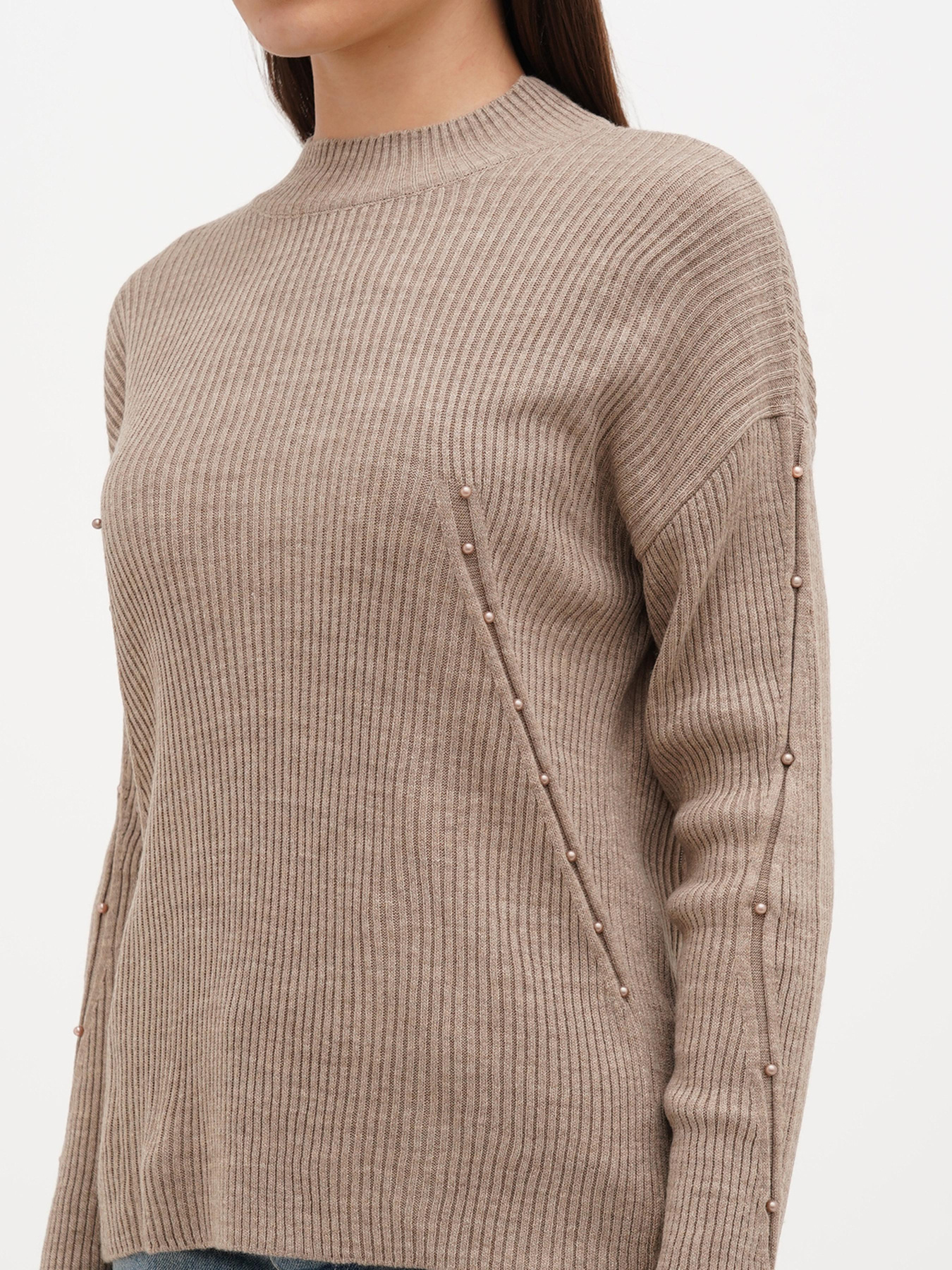 Джемпер Sassofono модель A271-SC-3542_бежевый Фото