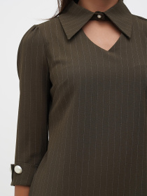 Платье мини Sassofono модель A271-SC-1935_зелёный Фото