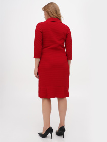 Платье миди Sassofono модель A271-SC-1908_красный Фото