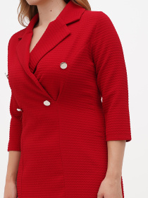 Платье миди Sassofono модель A271-SC-1908_красный Фото