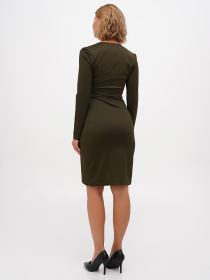 Платье мини Sassofono модель A271-SC-1905_хаки Фото