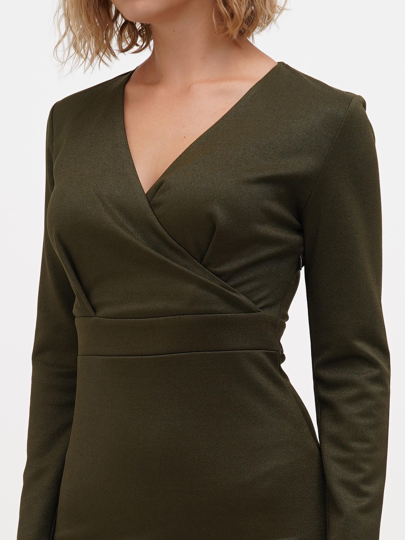 Сукня міні Sassofono модель A271-SC-1905_хаки Фото