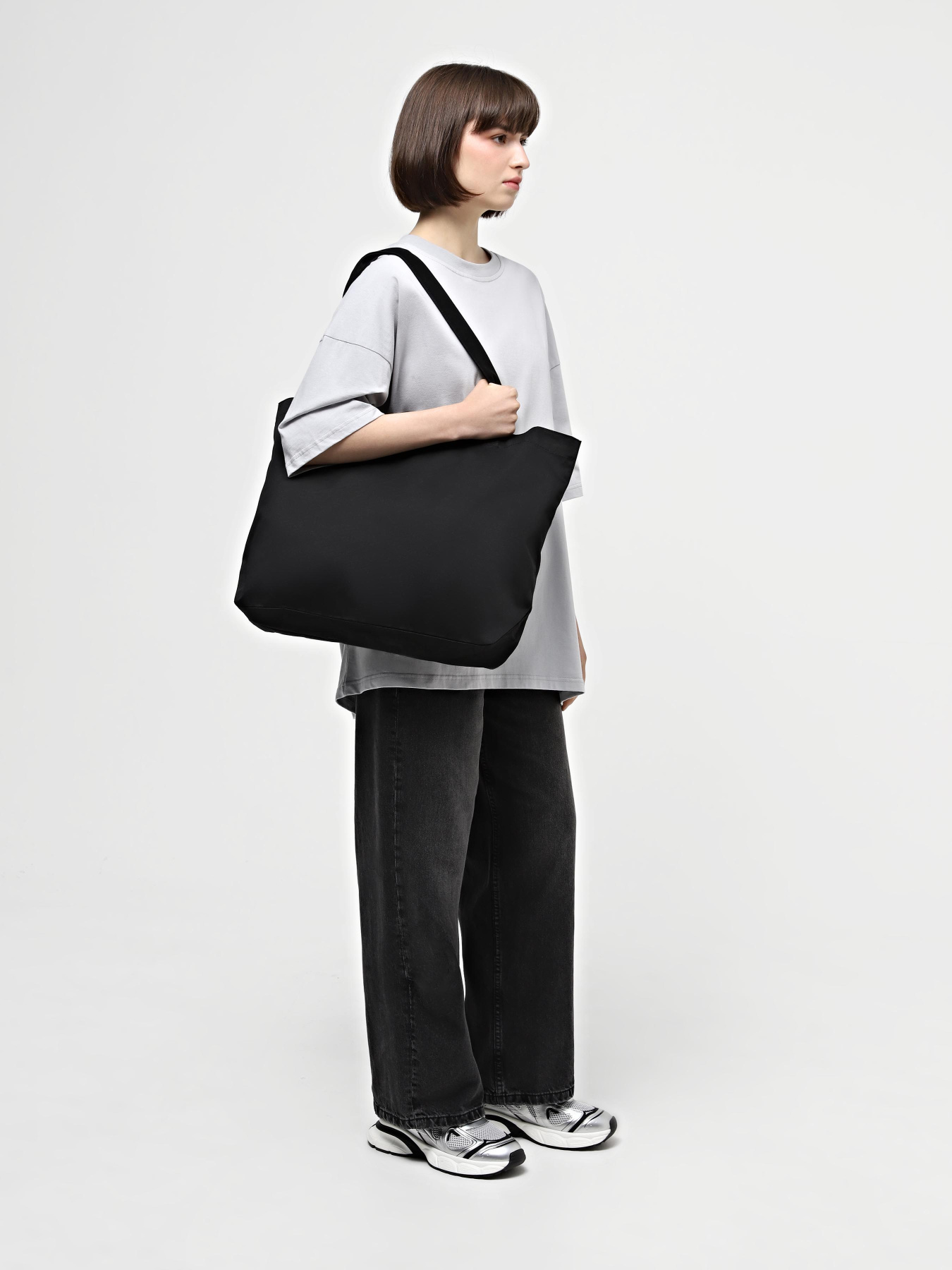 Шопер Ейсік модель MaxiNabirChorny3 Фото