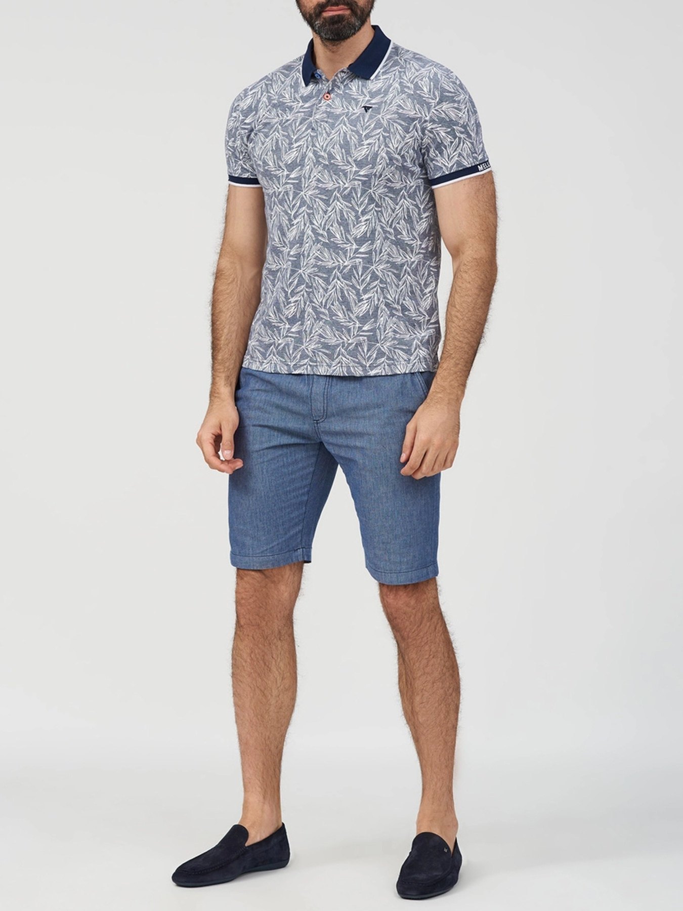 Поло Fred Mello модель FM24S16QF_BLUE Фото