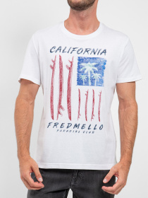 Футболка Fred Mello модель FM24S14TG_WHITE Фото