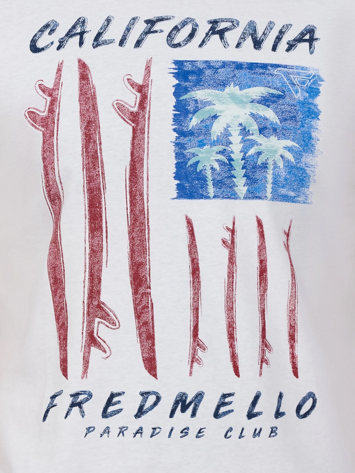 Футболка Fred Mello модель FM24S14TG_WHITE Фото