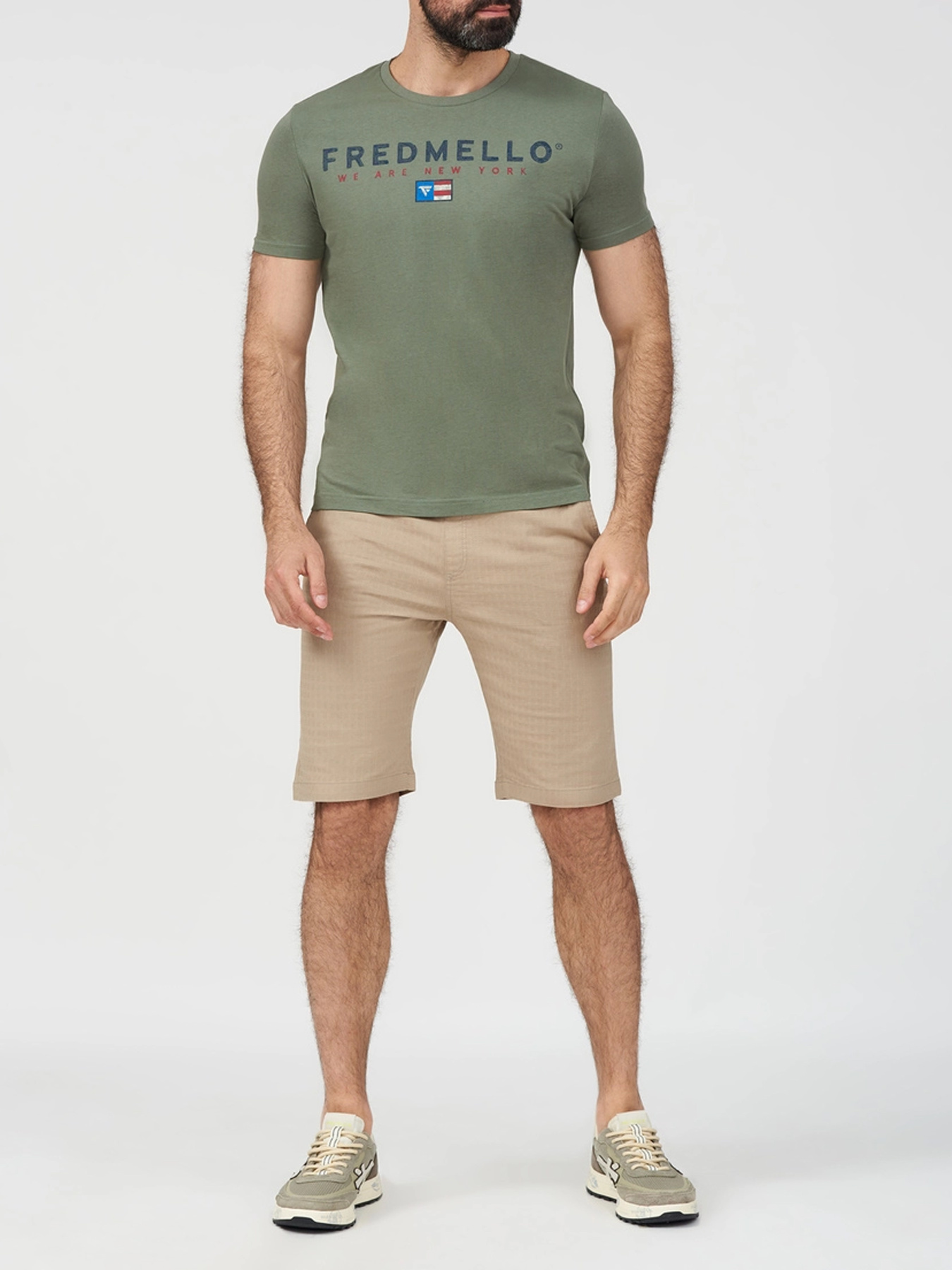 Футболки і поло Fred Mello модель FM24S10TG_SAGE Фото