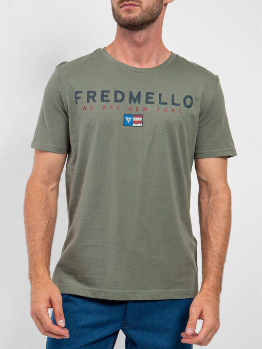 Футболки и поло Fred Mello модель FM24S10TG_SAGE Фото