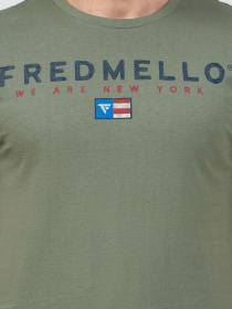 Футболки і поло Fred Mello модель FM24S10TG_SAGE Фото